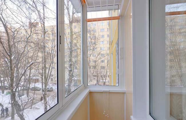 Зимнее остекление лоджии и балкона зимой Хотьково