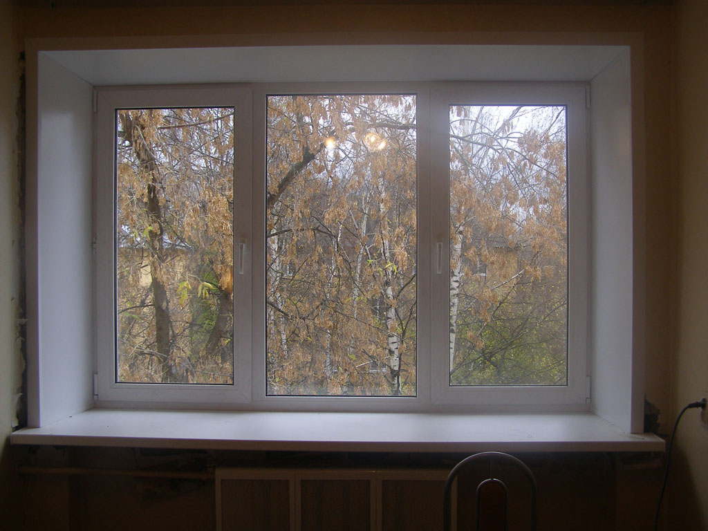 Готовые пластиковые окна для дачи и дома Хотьково
